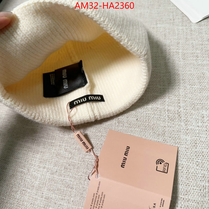 Cap(Hat)-Miu Miu replica 2024 perfect luxury ID: HA2360 $: 32USD