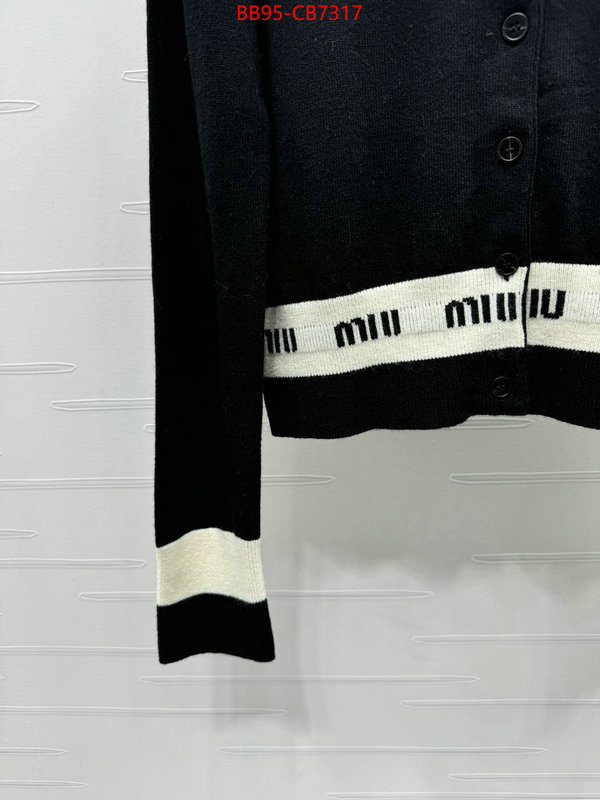 Clothing-MIU MIU high quality ID: CB7317 $: 95USD