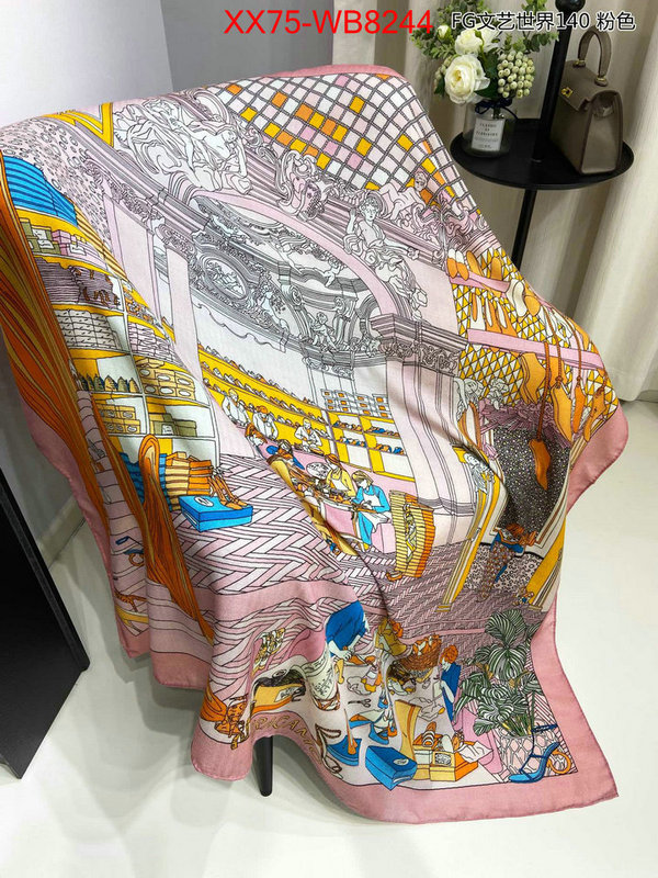 Scarf-Ferragamo wholesale designer shop ID: MB8244 $: 75USD