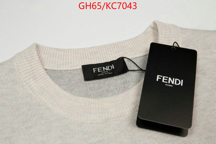 Clothing-Fendi how to start selling replica ID: KC7043 $: 65USD