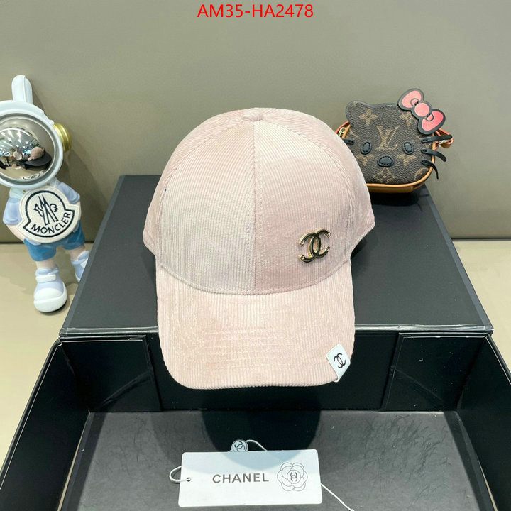 Cap (Hat)-Chanel designer fashion replica ID: HA2478 $: 35USD