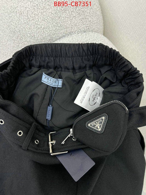 Clothing-Prada high-end designer ID: CB7351 $: 95USD