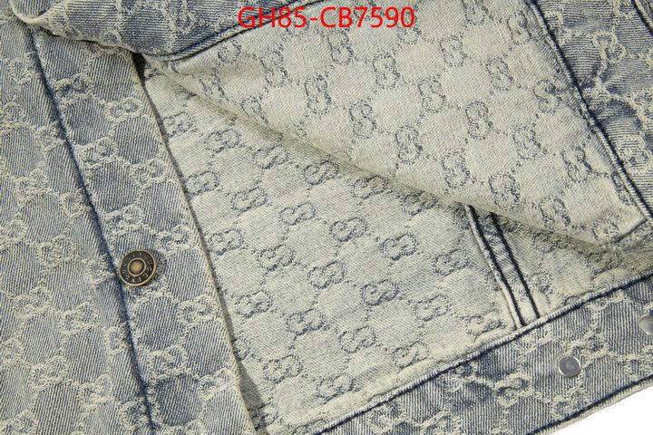 Clothing-Gucci high quality replica designer ID: CB7590 $: 85USD