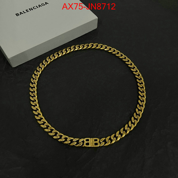 Jewelry-Balenciaga fake aaaaa ID: JN8712 $: 75USD