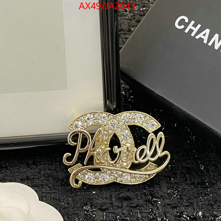 Jewelry-Chanel fake ID: JA2043 $: 49USD