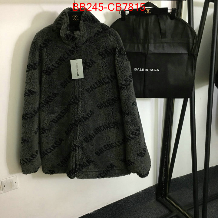 Clothing-Balenciaga cheap high quality replica ID: CB7815 $: 245USD