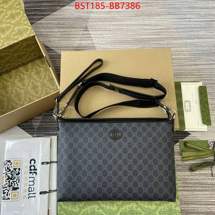 Gucci Bags(TOP)-Crossbody- fashion designer ID: BB7386 $: 185USD,