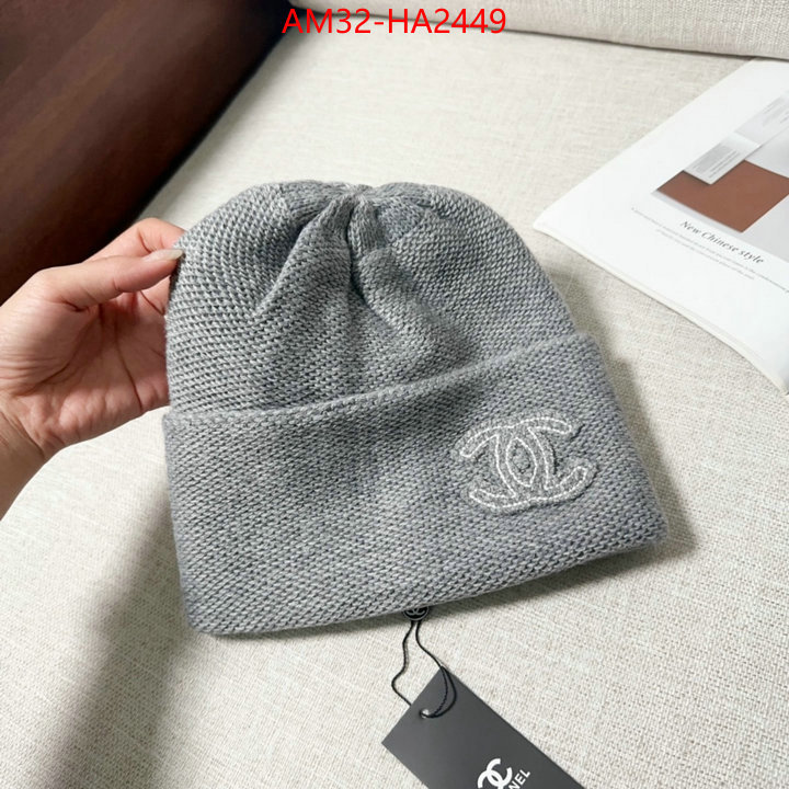 Cap (Hat)-Chanel luxury fashion replica designers ID: HA2449 $: 32USD