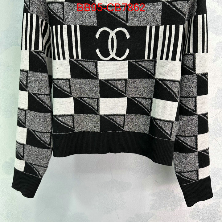 Clothing-Chanel highest quality replica ID: CB7862 $: 95USD