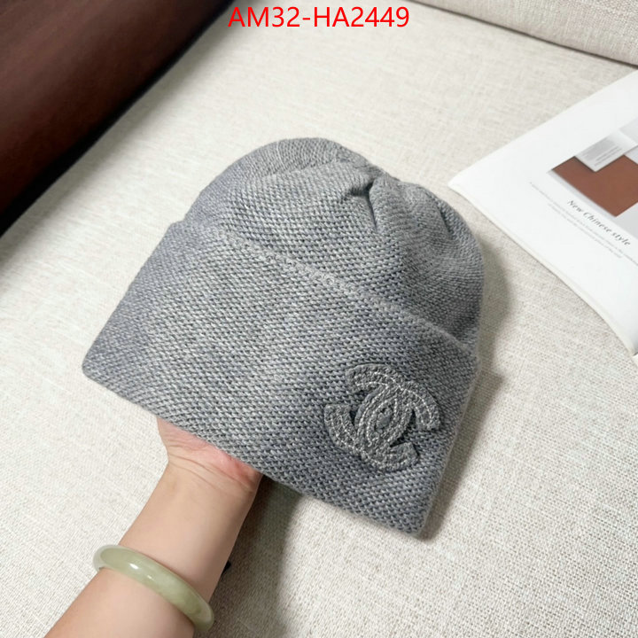 Cap (Hat)-Chanel luxury fashion replica designers ID: HA2449 $: 32USD