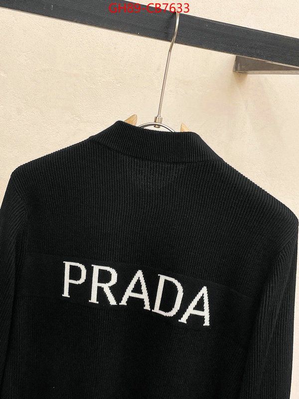 Clothing-Prada mirror quality ID: CB7633 $: 89USD