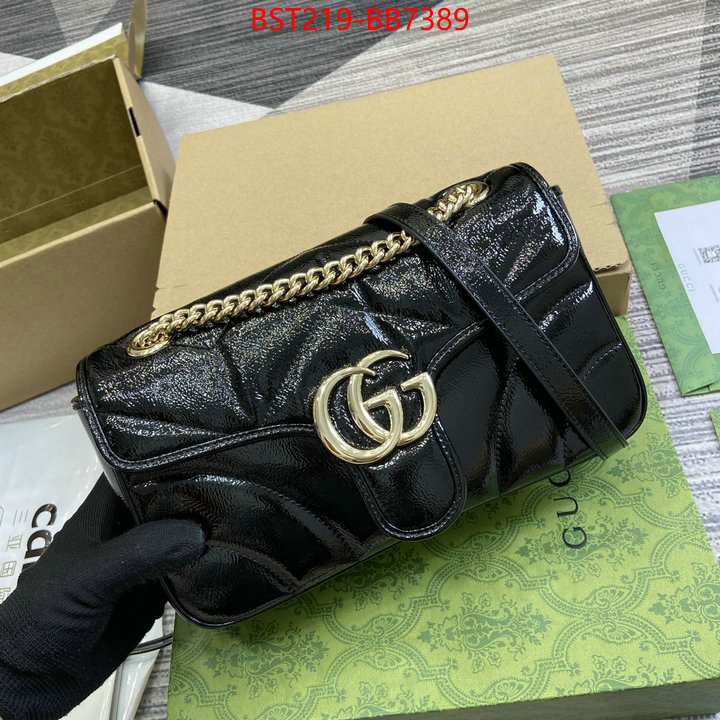 Gucci Bags(TOP)-Marmont the top ultimate knockoff ID: BB7389 $: 219USD,