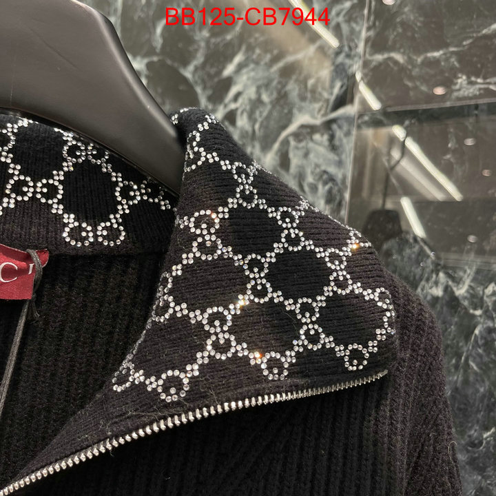 Clothing-Gucci highest product quality ID: CB7944 $: 125USD