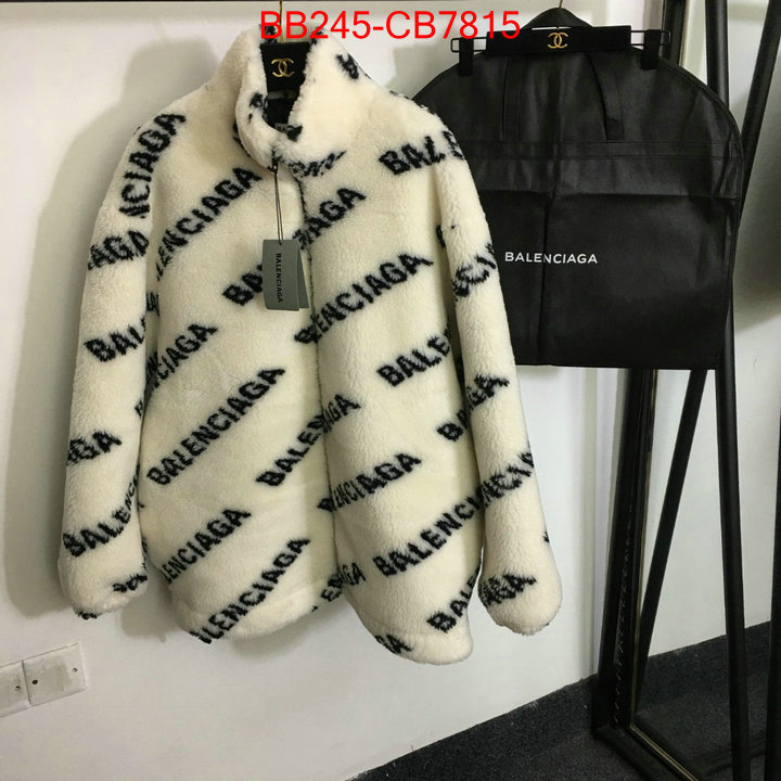 Clothing-Balenciaga cheap high quality replica ID: CB7815 $: 245USD