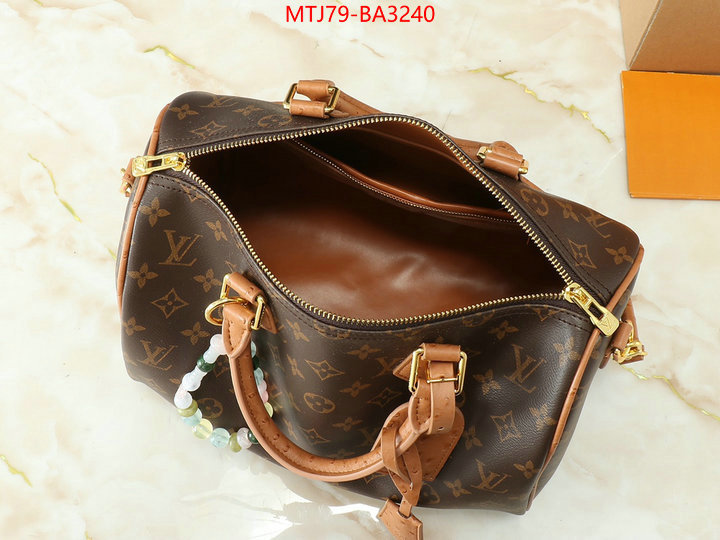 LV Bags(4A)-Speedy- 2024 replica ID: BA3240 $: 79USD,