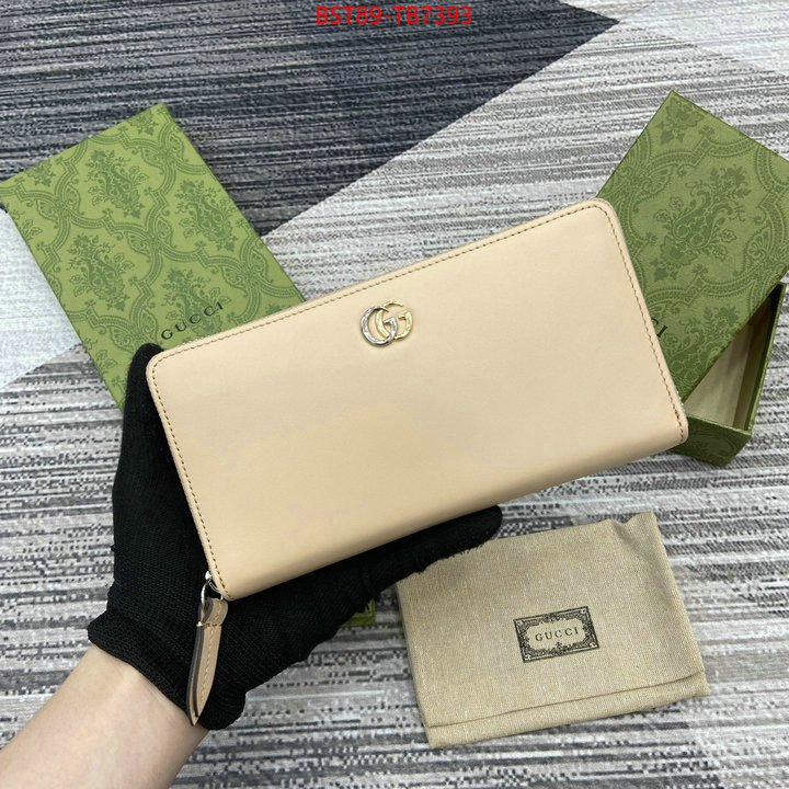 Gucci Bags(TOP)-Wallet- highest quality replica ID: TB7393 $: 89USD,