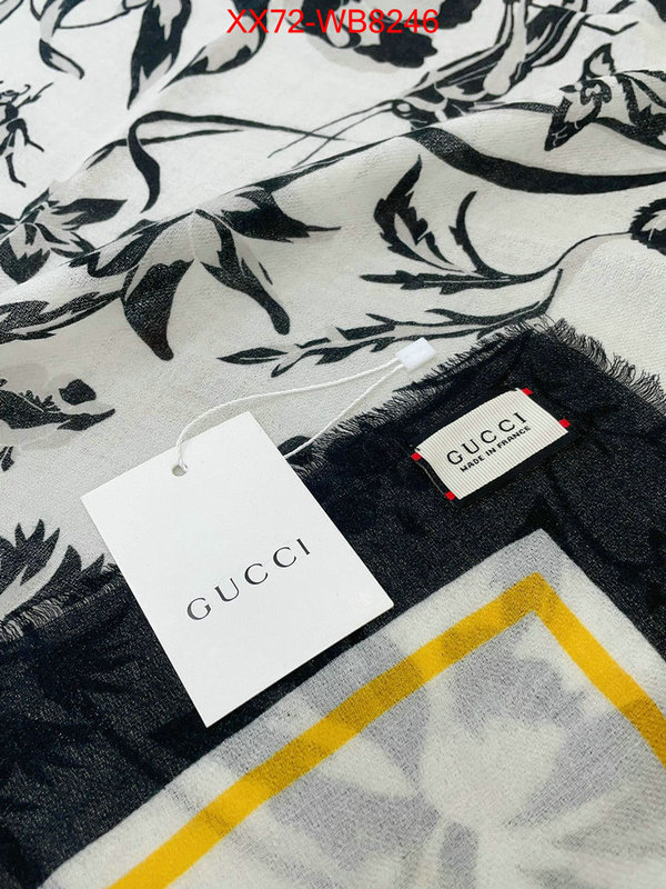 Scarf-Gucci best replica quality ID: MB8246 $: 72USD