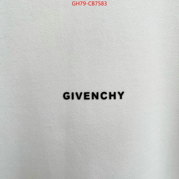 Clothing-Givenchy perfect quality designer replica ID: CB7583 $: 79USD