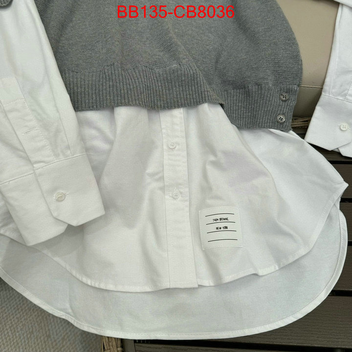 Clothing-Thom Browne shop designer replica ID: CB8034 $: 135USD