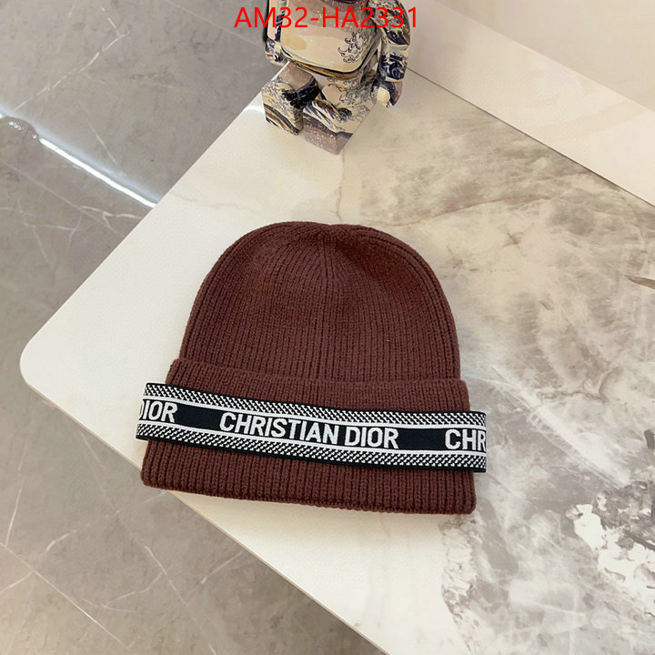 Cap (Hat)-Dior brand designer replica ID: HA2331 $: 32USD