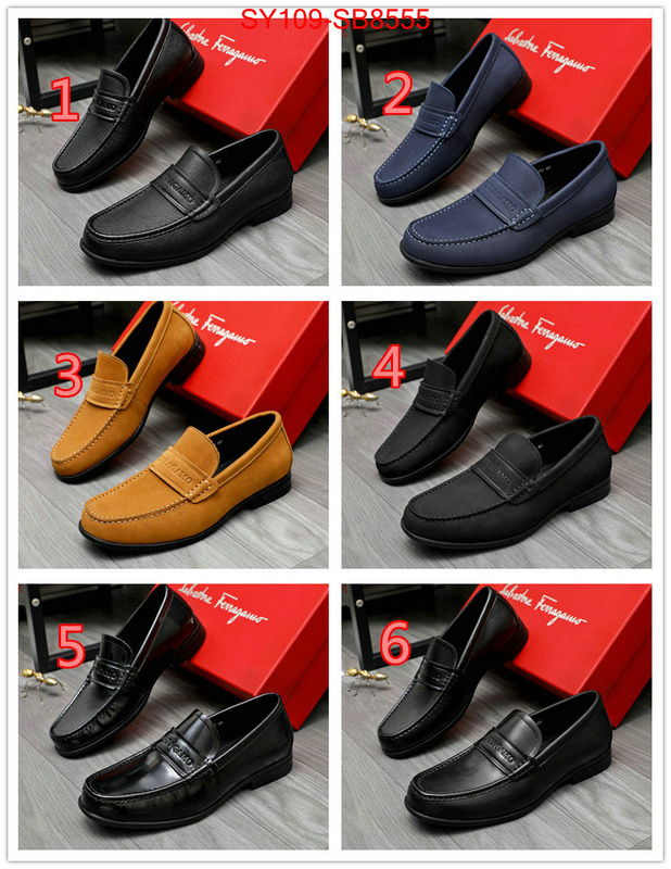 Men shoes-Ferragamo 1:1 replica wholesale ID: SB8555 $: 109USD