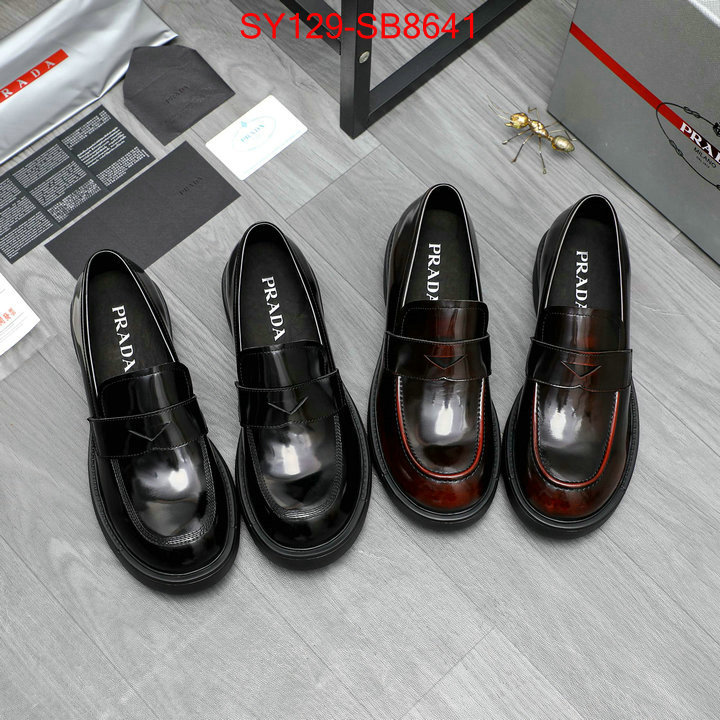 Men shoes-Prada top 1:1 replica ID: SB8641 $: 129USD