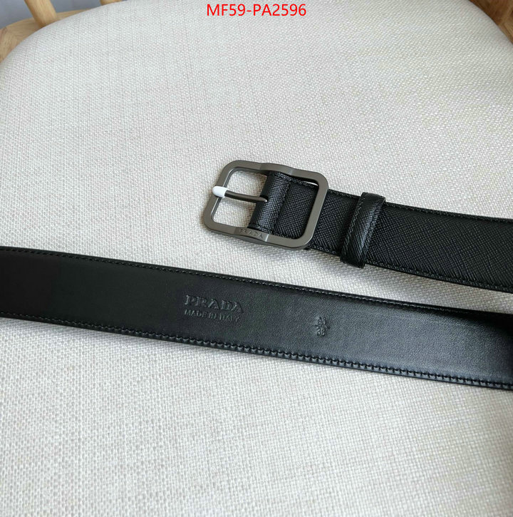 Belts-Prada luxury cheap replica ID: PA2596 $: 59USD