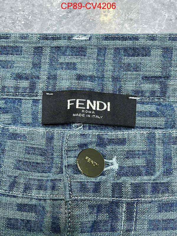 Clothing-Fendi where can i buy the best 1:1 original ID: CV4206 $: 89USD