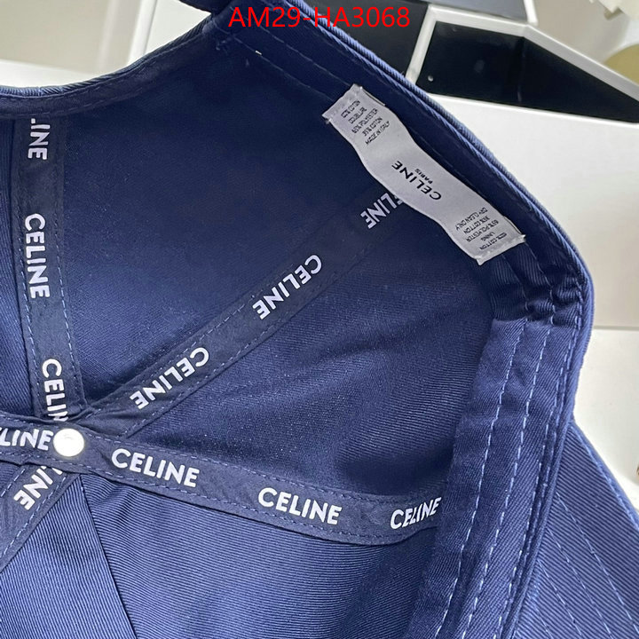 Cap(Hat)-Celine what is a 1:1 replica ID: HA3068 $: 29USD