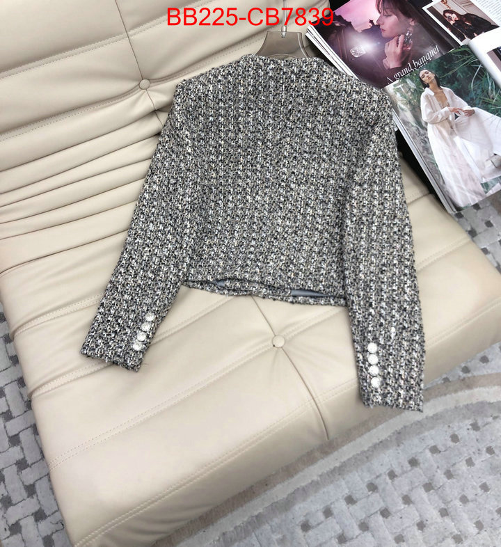 Clothing-Chanel counter quality ID: CB7839 $: 225USD