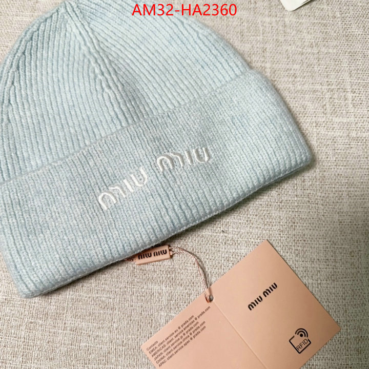 Cap(Hat)-Miu Miu replica 2024 perfect luxury ID: HA2360 $: 32USD