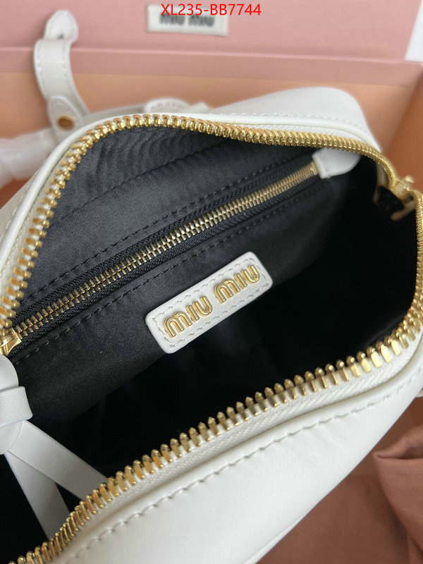 Miu Miu Bags(TOP)-Crossbody- aaaaa class replica ID: BB7744 $: 235USD,