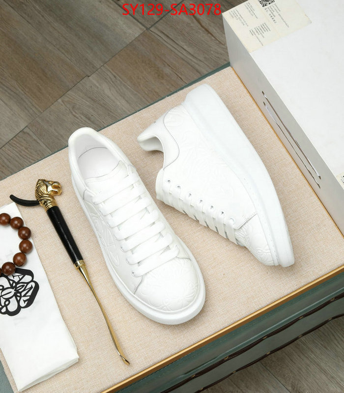 Men Shoes-Alexander McQueen top quality designer replica ID: SA3078 $: 129USD