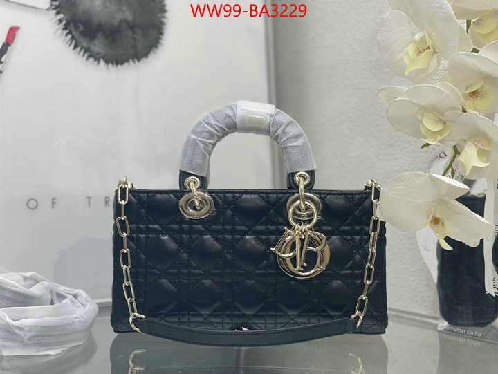 Dior Bags(4A)-Lady- buying replica ID: BA3229 $: 99USD,