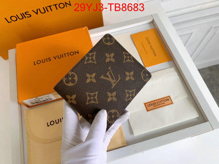 LV Bags(4A)-Wallet top ID: TB8683 $: 29USD,