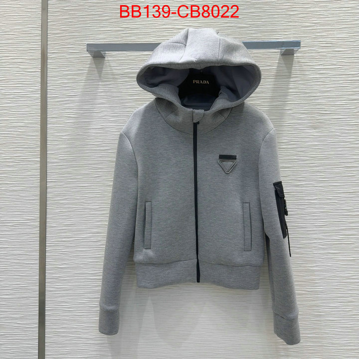 Clothing-Prada where can you buy a replica ID: CB8022 $: 139USD