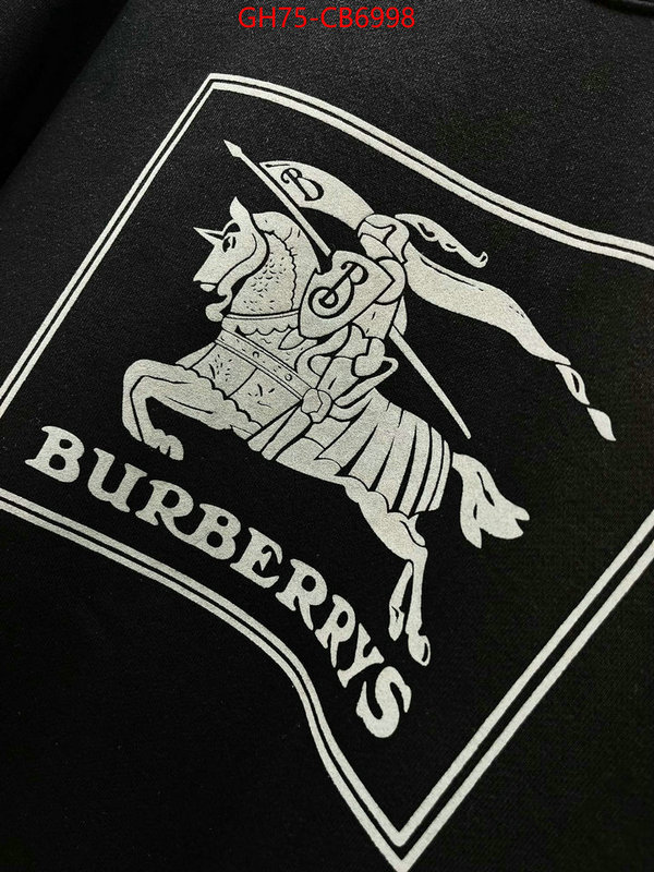 Clothing-Burberry buy high-quality fake ID: CB6998 $: 75USD