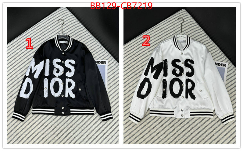 Clothing-Dior designer 7 star replica ID: CB7219 $: 129USD