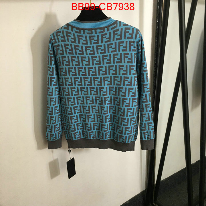 Clothing-Fendi fake aaaaa ID: CB7938 $: 99USD