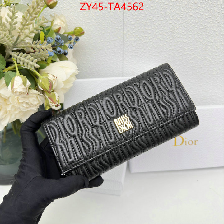 Dior Bags(4A)-Wallet- outlet 1:1 replica ID: TA4562 $: 45USD,