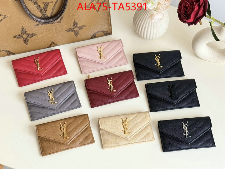 YSL Bags(TOP)-Wallet- best quality fake ID: TA5391 $: 75USD,