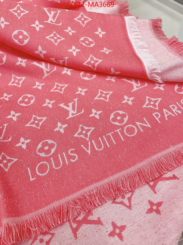 Scarf-LV top quality fake ID: MA3669 $: 72USD