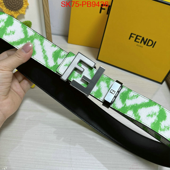 Belts-Fendi aaaaa customize ID: PB9436 $: 75USD