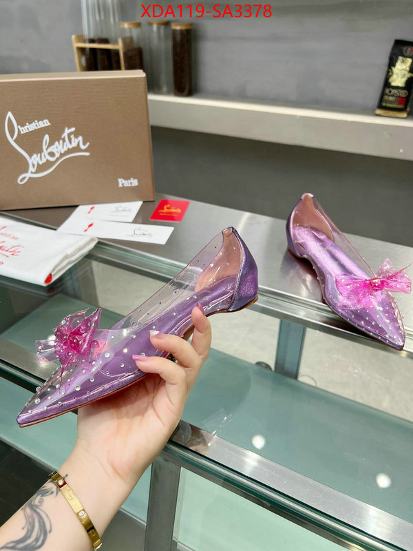 Women Shoes-Christian Louboutin online sales ID: SA3378 $: 119USD