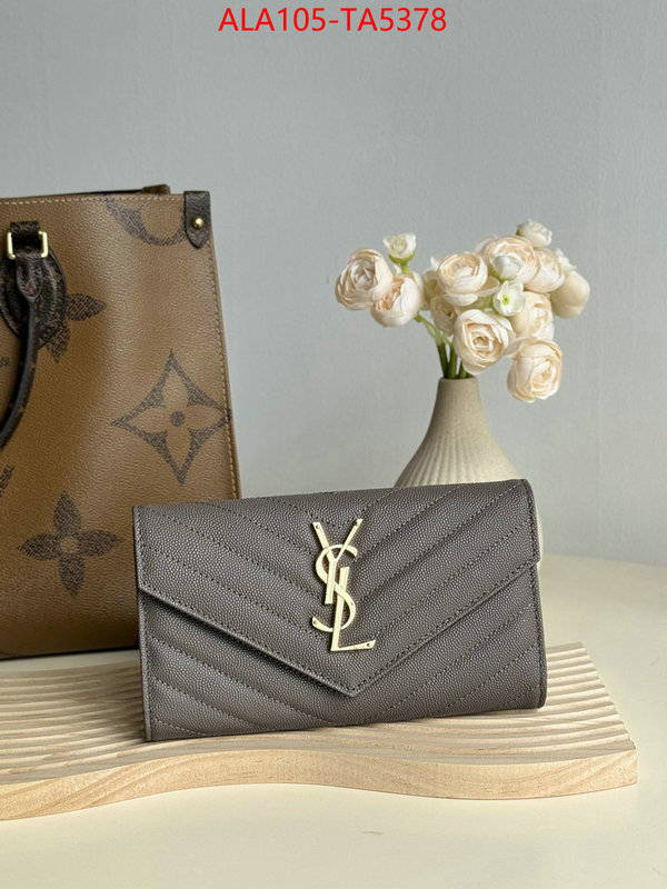 YSL Bags(TOP)-Wallet- best luxury replica ID: TA5378 $: 105USD,