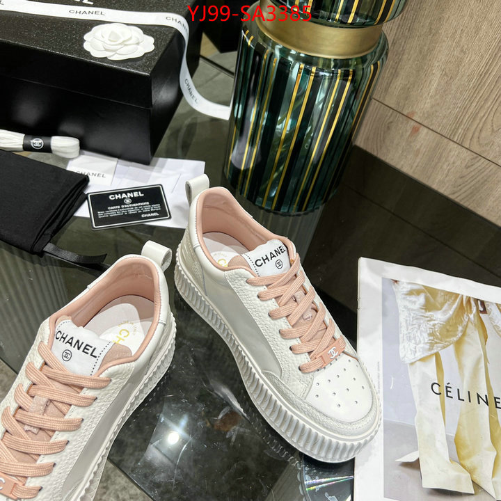 Women Shoes-Chanel top perfect fake ID: SA3385 $: 99USD