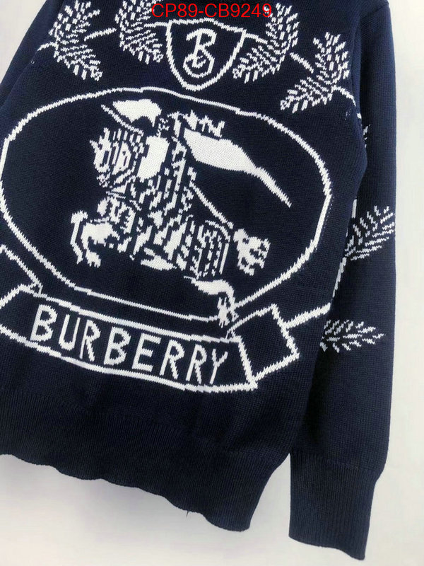 Clothing-Burberry counter quality ID: CB9249 $: 89USD