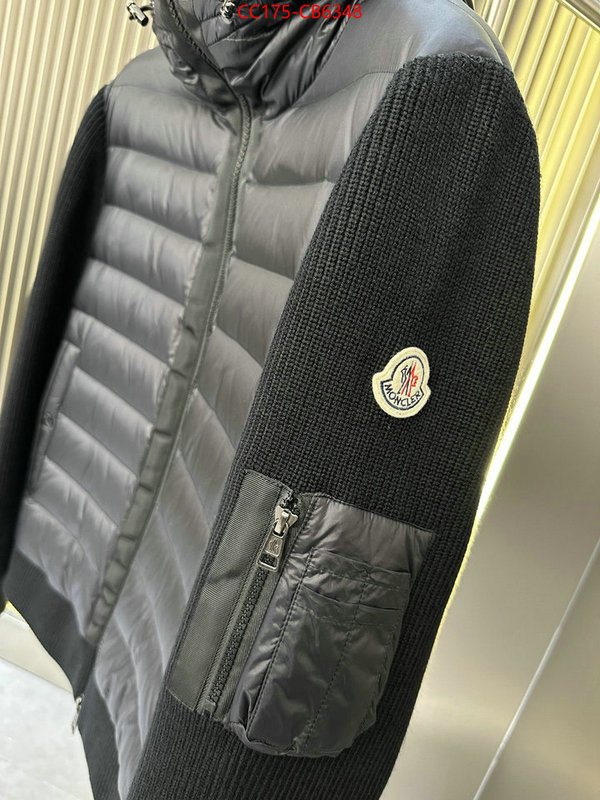 Down jacket Men-Moncler what best designer replicas ID: CB6348 $: 175USD