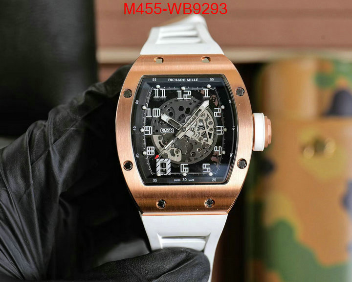 Watch(TOP)-Richard Mille quality replica ID: WB9293 $: 455USD