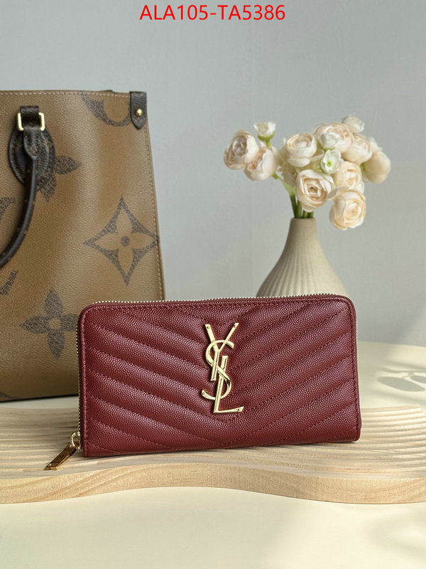 YSL Bags(TOP)-Wallet- customize best quality replica ID: TA5386 $: 105USD,